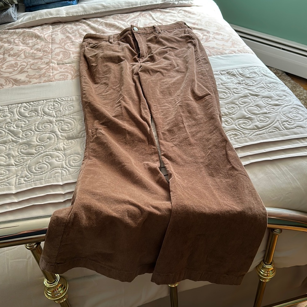 Hollister corduroy bell bottom